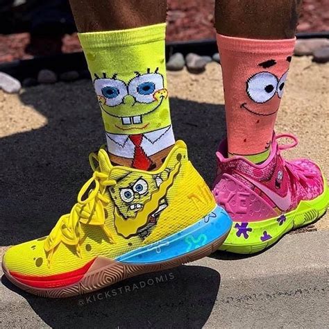 kyrie spongebob and patrick shoes.